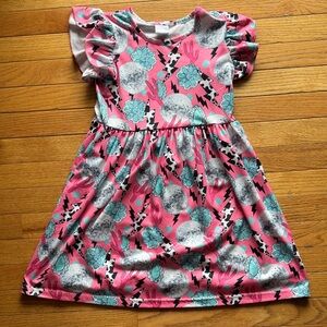 Pink and Blue girl’s Dress. Size: 7-8